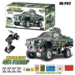 HG-P417 1/10 RC Military 4X4 Pickup RTR w/ Standard Electronics & Servos
