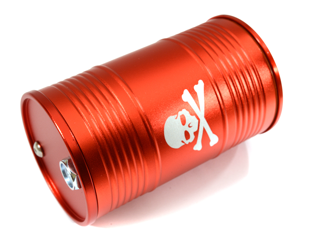 C29399RED Realistic Billet Machined Scale Model 55 Gallon Drum/Container/Barrel (H=100mm) - Image 1