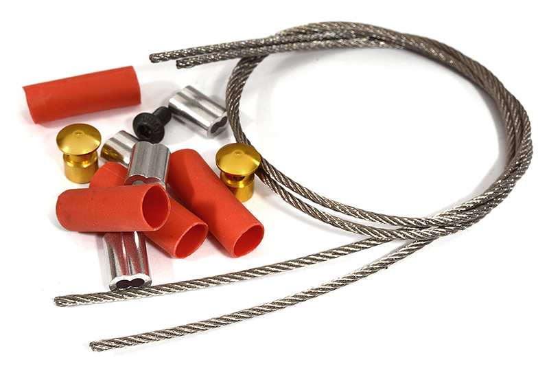 C29406 Realistic High Tension Cable Limb Risers Kit for 1/10 Scale Off-Road Crawler - Image 1