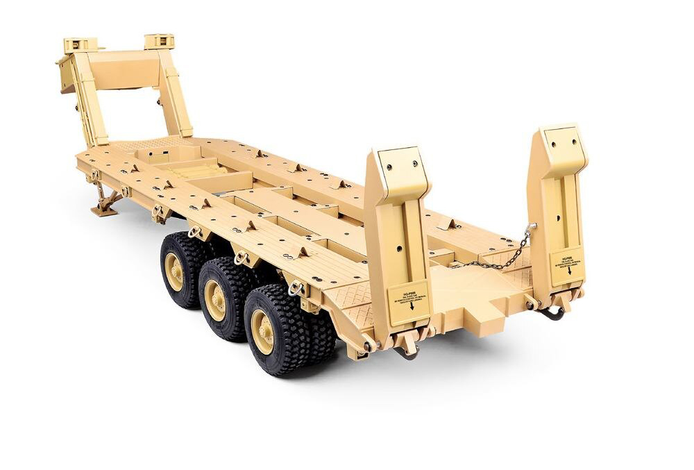 C29450YELLOW HG-P806 Military Semi Trailer Model Kit, Type U.S. M747 1/12 Scale - Image 1