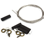 Realistic 1/10 Scale Steel Cable & Hook Set for Off-Road R/C Crawler