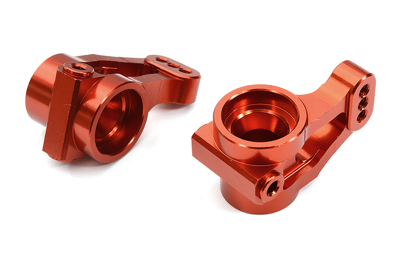 C29609RED Billet Machined Alloy Rear Hub Carriers for Associated DR10 Drag Race Car RTR - Image 1