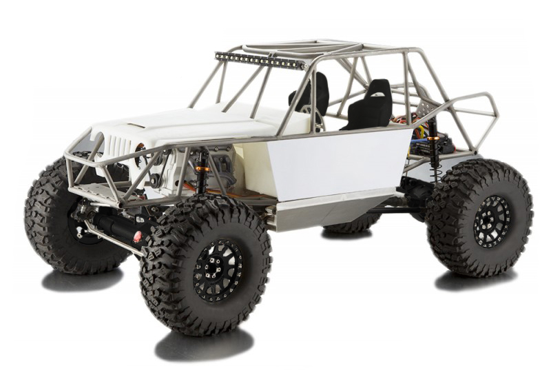 C29691 V2 TFL Unicorn C1805 1/10 Scale RC Crawler Kit w/2 Speed Gearbox (Black Edition) - Image 1