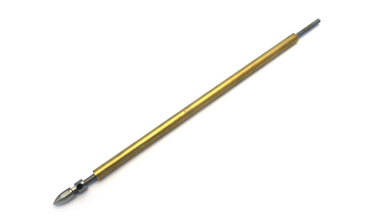 C29706 Straight 245mm Long 3mm Stainless Steel Shaft w/ Brass Stuffing Tube for RC Boat - Image 1