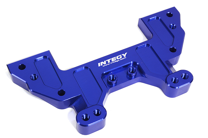C29984BLUE Billet Machined Rear Chassis Brace for Team Associated DR10 Drag Race Car RTR - Image 1