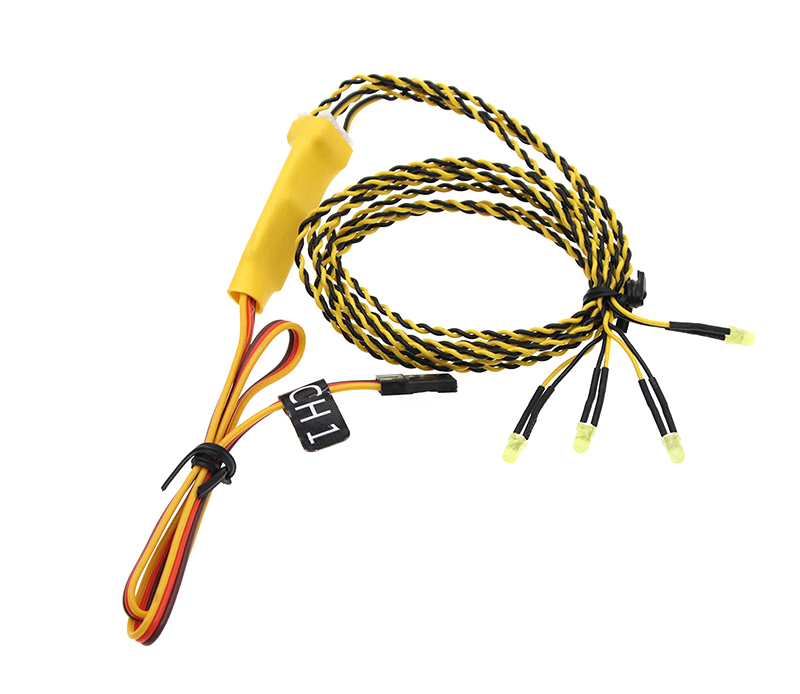 C30014 LED Light Kit Turn Signal(4)for 1/10 Scale Crawler, Off-Road, On-Road Drift & TC - Image 1