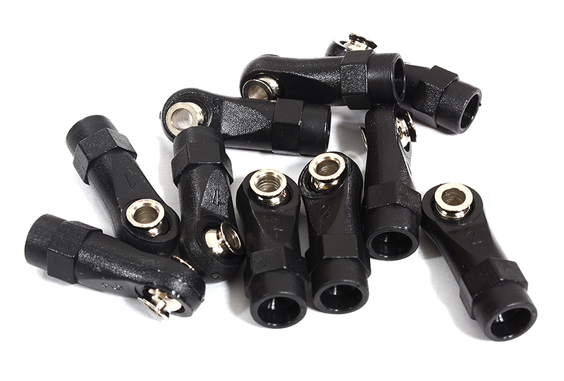 C30017 M4 Size Straight 24mm length Ball Ends Type Tie Rod Ends, w/ 3mm Ball Links - Image 1