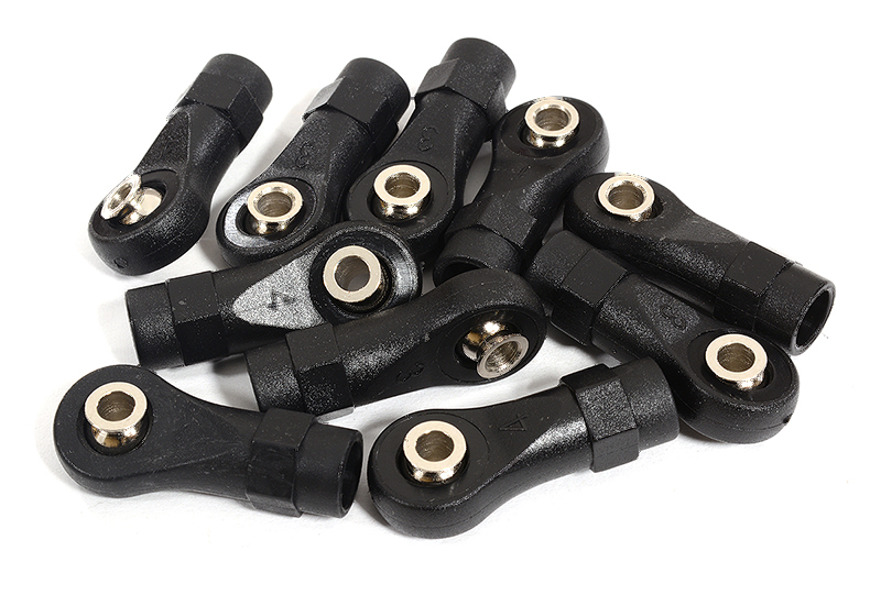 C30018 M4 Size Straight 25mm length Ball Ends Type Tie Rod Ends, w/ 3mm Ball Links - Image 1