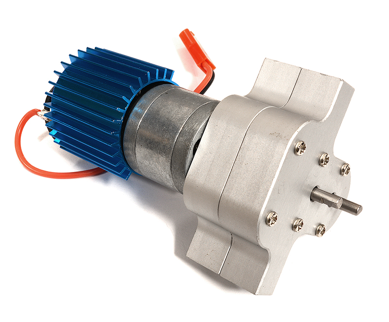 C30024SILVER 1/16 Size High Torque Gearbox & Transfer Case w/ 280 Size Drive Motor for WPL - Image 1