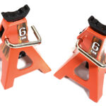 Realistic Model 6 Ton Jack Stands (2) for 1/10, 1/8 Scale & Rock Crawler
