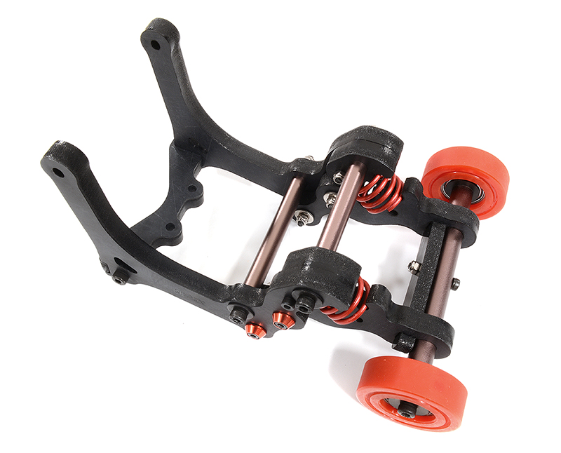 C30087RED Wheelie Bar Set for Traxxas X-Maxx 4X4 - Red - Image 1