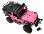 Realistic 1/10 Custom Scale Crawler JW10-S+Cage 2.4GHz Radio Control RTR - Pink