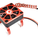 Alloy Motor Mount + 40x40mm Cooling Fan for 1/10 Scale (Motor: 36mm O.D.)
