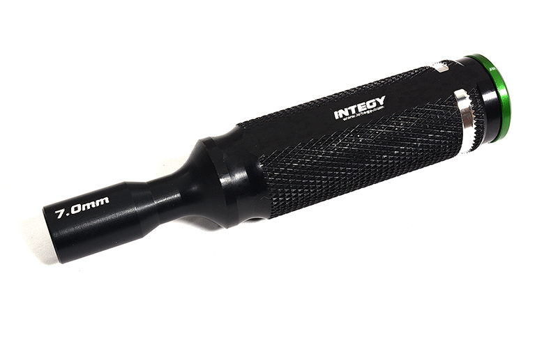 C30207GREEN QuickPit 7mm Hex Nut Driver (Handle: 18mm O.D.) - Image 1