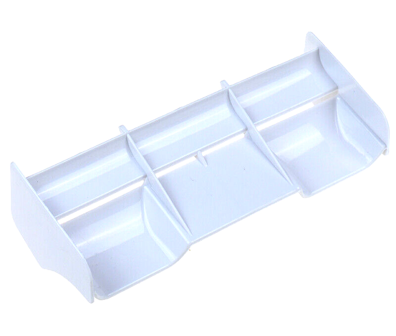 C30322WHITE High Down Force 1/8 Size Type Plastic Rear Wing - Image 1