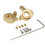 Alloy Machined Brass 9g Each Steering Blocks for Axial 1/24 SCX24 Rock Crawler