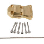 Alloy Machined Brass 11g Each Differential Cover for Axial 1/24 SCX24