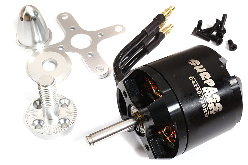 C30443 Surpass 3520 C4250 720kV Brushless Motor for RC plane Fixed-Wing Glider Aircraft - Image 1