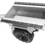 Realistic Leaf Spring 1/10 Size Utility Box Trailer for Scale Crawler Truck