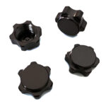 Billet Machined Aluminum 17mm Hex Hub Covers for 1/8 Buggy and Monster Truck