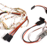 Bright LED Light Stripes 2x500mm w/ Control Board for RC Scale Model Application