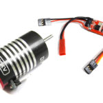1625 Brushless 4800 kV Sensorless Motor w/ 15A ESC for Mini 1/28 Size
