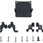 Billet Machined ESC Plate w/ Shock Towers for Axial 1/24 SCX24 Rock Crawler