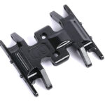 Machined Alloy Center Skid Plate for Axial 1/24 SCX24 Rock Crawler - Black