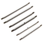 Stainless Steel Suspension Linkages (6) for 1/10 RBX10 Ryft 4WD Rock Bouncer