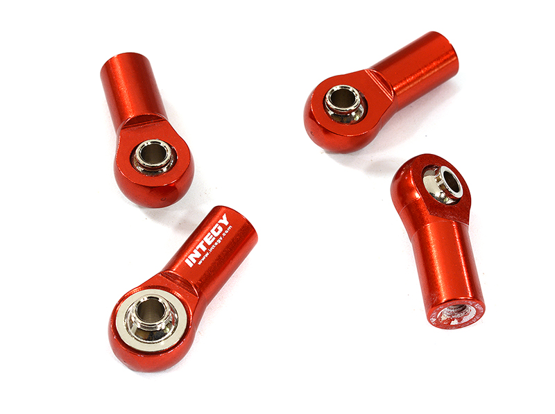 C30946RED Alloy Machined M3 Size Short Ball Ends Type Tie Rod Ends, Ball Links L=22mm - Image 1
