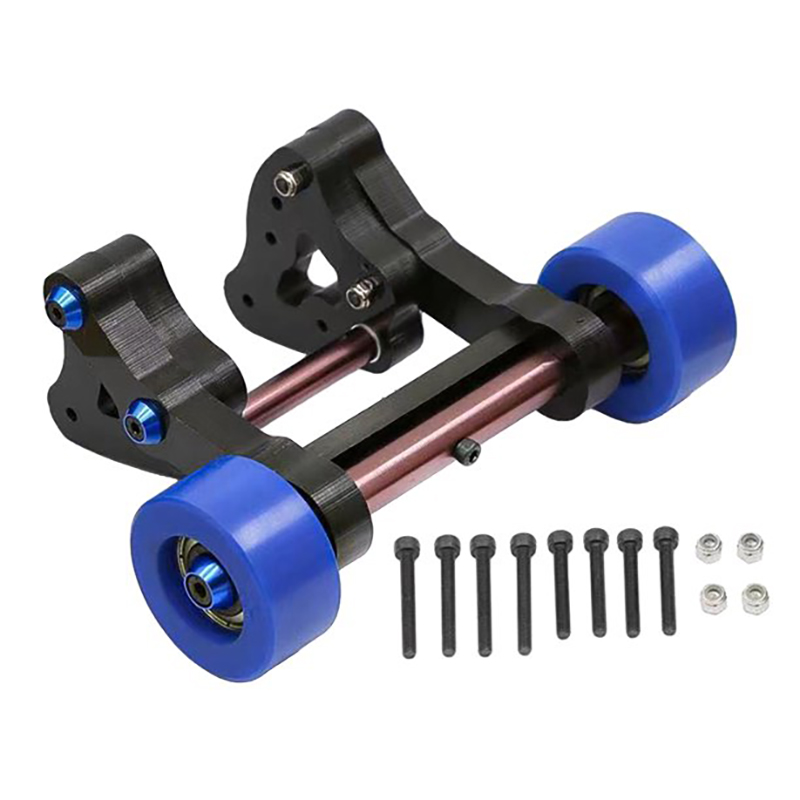 C31059BLUE Wheelie Bar Set for Arrma 1/8 Kraton & 1/8 Outcast ARA320536 - Image 1