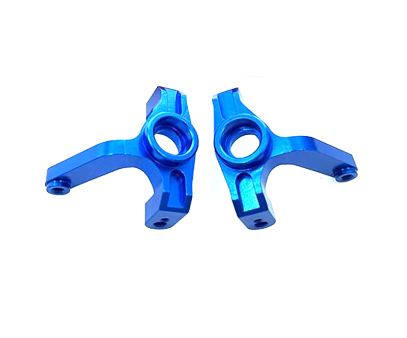 C31060BLUE Alloy Machined Steering Blocks for Losi 1/10 2WD RTR 22S Drag, ST & SCT - Image 1