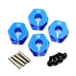 12mm Hex Wheel (4) Hub 5mm Thick for 1/10 Traxxas, Axial, Tamiya, Drift & TC