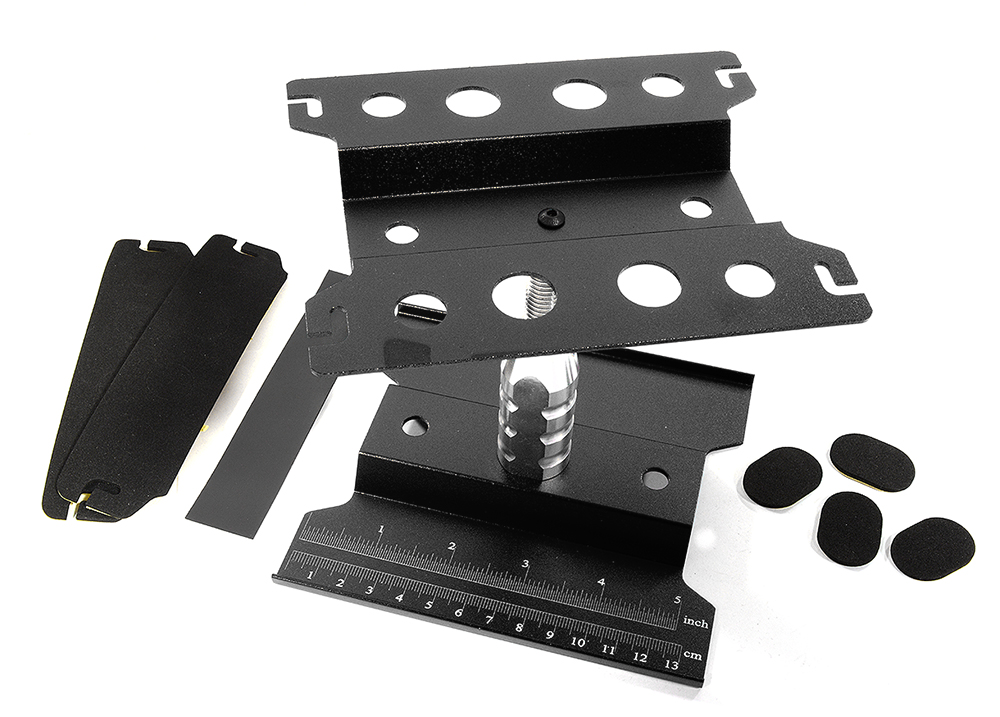 C31188BLACK Universal Car Stand Workstation for 1/10 & 1/8 Size (140x120x130mm) - Image 1