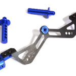 Billet Machined Front Body Mount Set for Team Associated DR10 Drag Race Car RTR