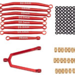 Billet Machined Alloy Linkage Set for Axial 1/24 SCX24 C10 B-17 Rock Crawler