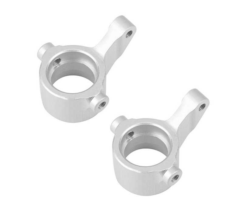 C31418SILVER Alloy Machined Steering Blocks for Axial 1/18 Yeti Jr RTR - Image 1
