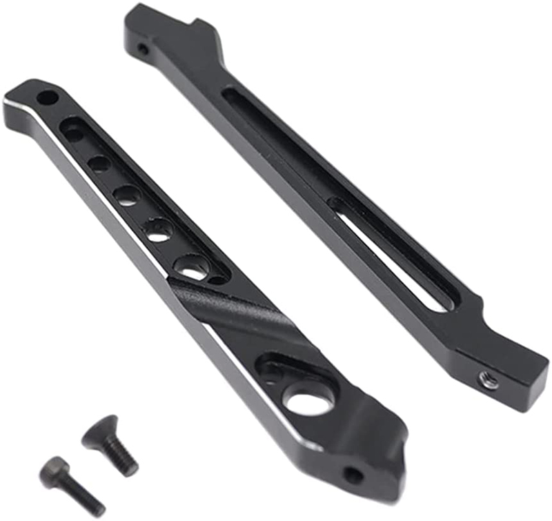 C31440BLACK Alloy Machined Chassis Braces for Arrma Senton 6S & Typhon 6S BLX ARA320555 - Image 1