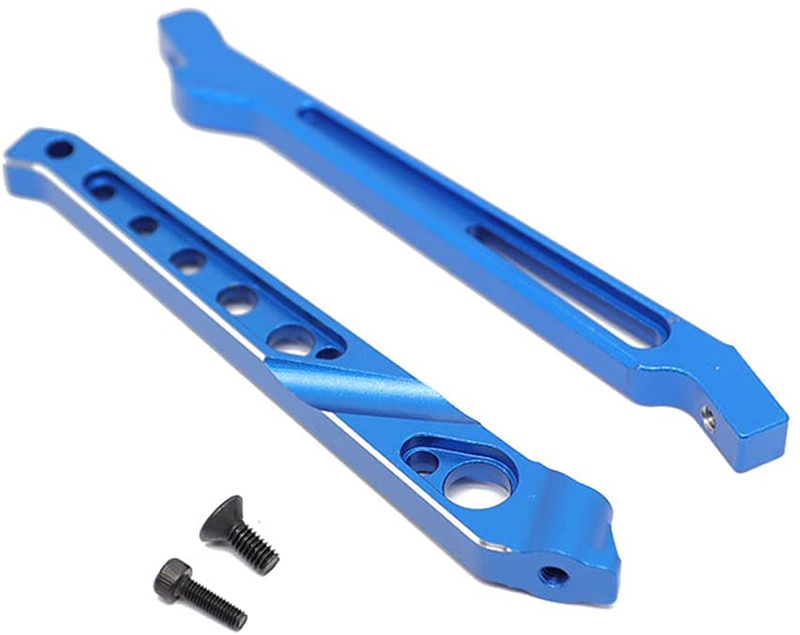 C31440BLUE Alloy Machined Chassis Braces for Arrma Senton 6S & Typhon 6S BLX ARA320555 - Image 1