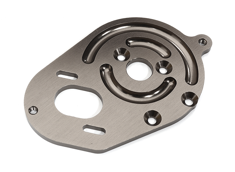 C31614GREY Billet Machined Motor Plate for Losi 1/10 2WD RTR 22S Drag, ST & SCT - Image 1