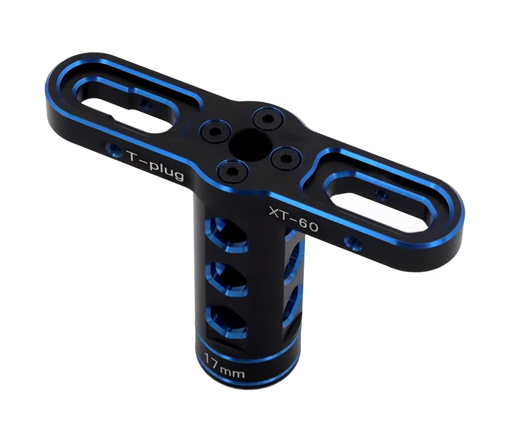 C32046BLUE Hex Socket Wrench for 17mm Hex Wheel Nut w/ Connector Soldering Stand - Image 1