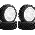 All Terrain Tire & Wheel Set for Tamiya TT01, TT02 & XV-01