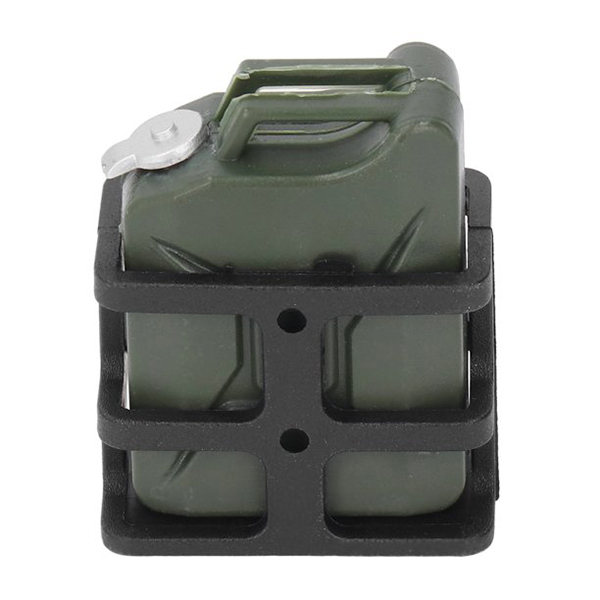 C32068GREEN Realistic Jerry Can Gas Fuel Tank w/ Mount for 1/10 Scale Rock Crawler - Image 1