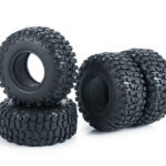 Realistic Rubber Tire Set for Axial SCX24 Crawler O.D.=50mm