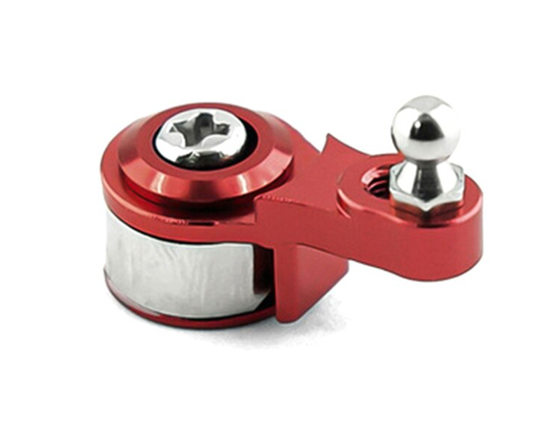 C32192RED Red Alloy Machined Shifting Servo Horn Set for Traxxas 1/10 TRX-4 Crawler - Image 1