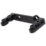 Black Alloy Machined Shifting Servo Mount Compatible with Axial SCX6 252013