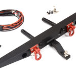 Realistic Alloy Rear Bumper w/ LED for TRX-4 & SCX Type Off-Road Crawler