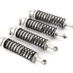 Alloy Machined 145mm Shock Set (4) w/ Firm Springs for Axial SCX6