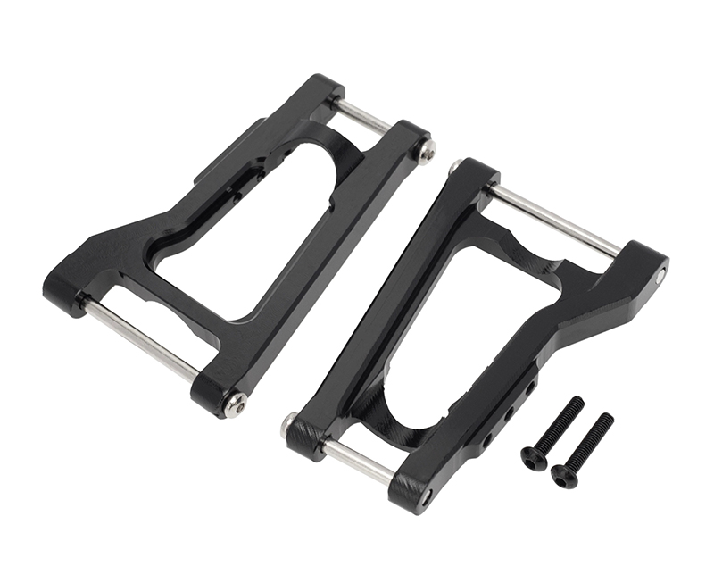 C32271BLACK Alloy Machined Rear Lower Arms for Traxxas 1/10 Drag Slash 2WD 2750A - Image 1