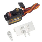 Alloy Servo Horn and Mount with 12g MG Servo for Axial SCX24 - Silver